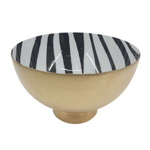 Design moderne pour la cuisine et la table Bol rond en métal couleur or Bol de service et bols décoratifs faits à la main - Product Image 4