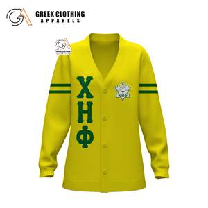 Most Popular Autumn and Winter Warm New Solid Color Fashion Women's Knitted Chi Eta Phi Sorority <b>Cardigan</b> Jacket Women's <b>Coat</b> - Product Image 6