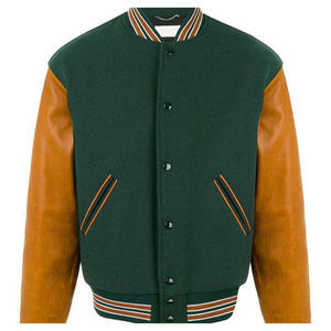 Top Tendance Hiver High Street Fashion Style Confortable Fit Unisexe Varsity Jacket Casual Wear Front Logo - Product Image 1