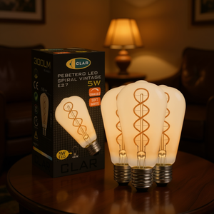 Ampoule LED vintage à intensité variable 5W ST58 - Product Image 3