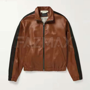 Survêtement en cuir pour hommes grande taille avec design unique, vente en gros, survêtement d'hiver pour hommes - Product Image 3