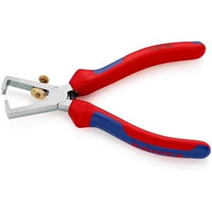 Pelacables KNIPEX de 160 mm de largo, cromado, con mangos multicomponentes y resorte de apertura para uso con herramientas - Product Image 5