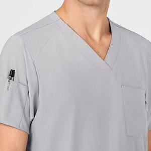 Tenues d'hôpital respirantes de haute qualité unisexes, modèle OEM, uniformes infirmiers, ensembles de blouses en gros pour hommes et femmes - Product Image 3