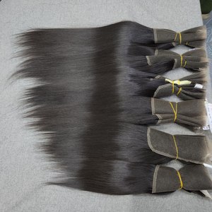 Dream Hair Hanoi Closure vierge vietnamienne T01, double trame machine, toutes couleurs, 36 pouces, 100g, permanente - Product Image 4