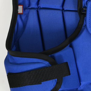 Gilet de course de chevaux confortable Équipement d'équitation de haute qualité Facile à porter Gilet multicolore de sécurité pour le corps équestre confortable - Product Image 4