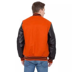 Casual <b>Men</b> Varsity <b>Jacket</b> Fully Customizable Winter Collection with <b>Long</b> Canvas CollegeBaseballjacket for <b>men</b> DDP Shipping - Product Image 5