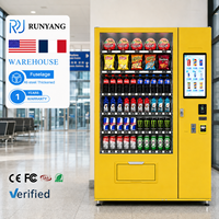 Distributeur automatique extérieur réfrigéré RUNYANG personnalisé à écran tactile intelligent pour aliments et boissons