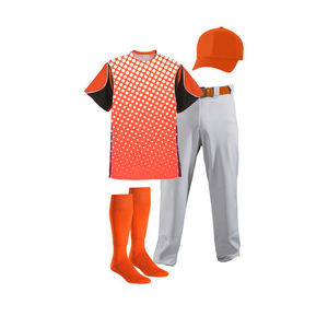 ชุดกีฬาเบสบอลของผู้ชายชุดผ้าโพลีเอสเตอร์ระบายอากาศทนทานพิมพ์ซับลิเมชัน - Product Image 4