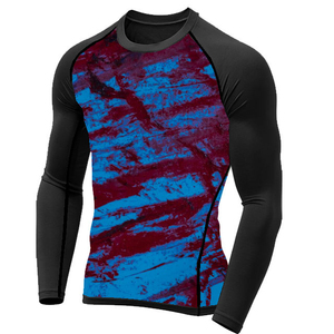 Nuevas Camisetas de Compresión Personalizadas para Hombre, Rashguards Sublimados Personalizados para Hombre, Manga Larga para Lucha, Rashguard de Surf 2025 para Deporte - Product Image 3