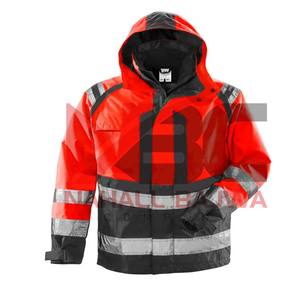 Chaleco reflectante transpirable de seguridad de alta visibilidad hecho a medida, chaqueta de seguridad para el sitio de construcción. - Product Image 3