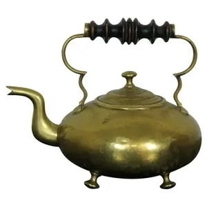 Hervidor de té pintado a mano de Metal de diseño antiguo, hervidor de café económico para bodas y fiestas - Product Image 3