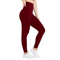 Leggings de yoga pour femmes les plus populaires, ensemble 2 pièces, couleur unie, grande taille, respirant, imperméable, anti-transpiration, taille mi-haute, réversible, sport