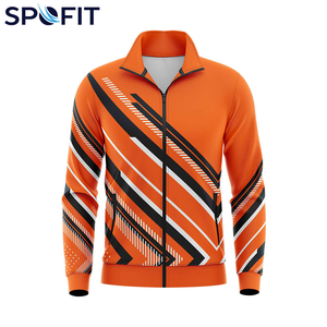 Ventes chaudes, vestes de sport de bonne qualité fabriquées en usine, logo personnalisé imprimé en différentes couleurs, veste imprimée par sublimation pour hommes - Product Image 3