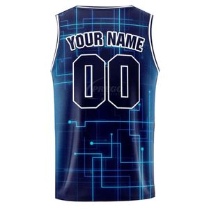 Maillot de basket-ball double face, impression personnalisée, 100% polyester, séchage rapide, vêtements de sport d'équipe, service OEM - Product Image 6