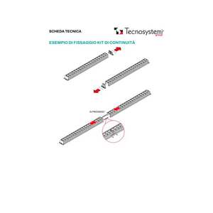 Difusor de PVC Lineal Anticondensación Tecnosystemi con Rejillas y Amortiguadores de 4 Ranuras - Product Image 4