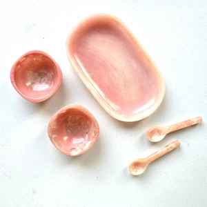 Tazón y Bandeja de Resina Moderna, Elegante y Chic, Hechos a Mano con Acabado Epóxico Premium para Dulces, Frutos Secos - Product Image 3