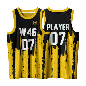 Ensemble d'uniformes de basket-ball sans manches pour hommes, imprimés personnalisés, haute qualité, 100% polyester, antibactérien, séchage rapide, uniformes d'équipe - Product Image 6