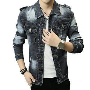 2026 <b>Men</b> Large Size <b>Denim</b> <b>Shirts</b> Casual Style Personality Fashion <b>Denim</b> <b>Shirts</b> Male Solid Blue Color Casual Safari Style - Product Image 4