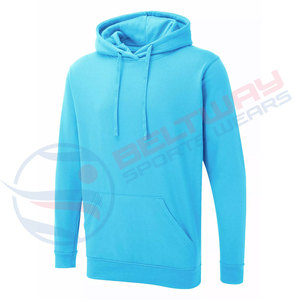 Sweat à capuche unisexe 100% coton haute qualité à manches longues vente en gros 2024 pull léger Wight sweats à capuche confortables pour hommes femmes - Product Image 6