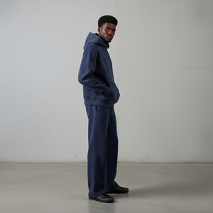 Survêtement d'hiver pour homme sur mesure OEM, streetwear, lavé, logo brodé personnalisé, imprimé, 100% coton molletonné, coupe régulière - Product Image 5