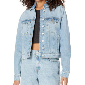 Chaqueta Vaquera para Mujer con Logotipo Personalizado, de Alta Calidad y Bajo Precio, Talla Grande, Transpirable - Product Image 3