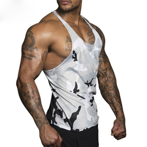 Vêtements pour hommes en gros à prix avantageux, débardeurs de fitness personnalisés, 100% coton respirant, logo personnalisé, couleur tendance - Product Image 4