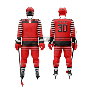 Kit d'uniforme de hockey de haute performance Couleurs d'équipe personnalisées disponibles Idéal pour les entraînements de tournois ou les jeux à bas prix - Product Image 3