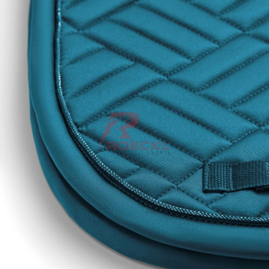 Tapis de selle de cheval anglais rembourré construction respirante durable conception de confort léger faite pour les cavaliers équestres - Product Image 5