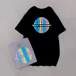 Unisex 100% algodón cómodo transpirable fábrica al por mayor de gran tamaño de manga corta Camisetas bordadas gráfico cuello redondo hombres - Product Image 2