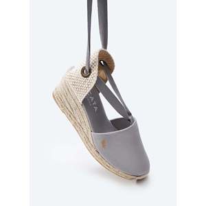 Sandali con zeppa Espadrille in tela Escala - Product Image 4