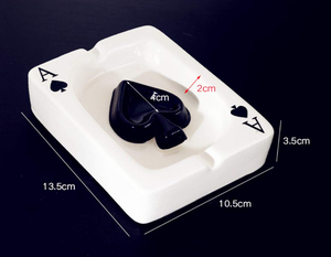 Cenicero de mármol blanco de diseño premium con material de alta calidad con color personalizado con centímetros - Product Image 3