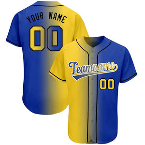 Personnalisation complète de haute qualité, votre propre conception, impression numérique, ensemble de maillots de baseball personnalisés pour hommes, prix de gros OEM 2025 - Product Image 5