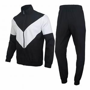 Conjunto Deportivo de 2 Piezas Unisex, Corte Ajustado, Tejido Grueso, con Logotipo Personalizado, Ropa Deportiva de Invierno, Transpirable, Poliéster/Rayón - Product Image 5