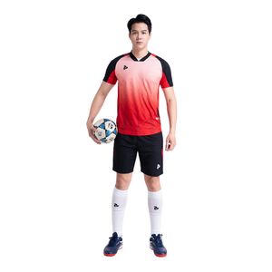 Camiseta de Fútbol Unisex de Alta Calidad para JP, Nuevo Diseño, Etiquetas Bordadas Personalizadas, Uniforme de Equipo, 100% Poliéster, Secado Rápido, Pantalón Corto - Product Image 6