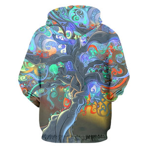 3D พิมพ์ลายสตรีทแวร์ผ้าคอตตอนสีสันสดใสเสื้อฮู้ดเสื้อสวมหัวลายต้นไม้พิมพ์ซับลิเมชัน2025สำหรับผู้ชายเสื้อผ้าฮิปฮอปสำหรับฤดูใบไม้ร่วง - Product Image 4