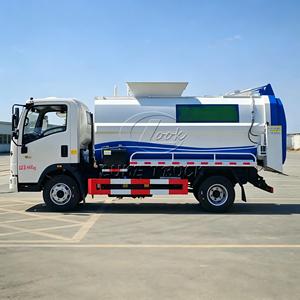 Camión de Basura para Alimentos Sinotruk How de 8m³ con Elevación Hidráulica, Directo de Fábrica - Product Image 4