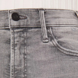 กางเกงยีนส์ทรงดินสอเอวสูงสีน้ำเงินเทาสำหรับผู้หญิง กางเกงยีนส์ทรงดินสอผอมเพรียว - Product Image 6