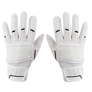 Baseball Batting Gloves Custom Logo Genuine Leather OEM Custom High Grip Professional Lightweight Breathable Ambidextrous ODM - Product Image 5