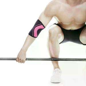 Low MOQ Custom Logo <b>Gym</b> Elastic <b>Elbow</b> Brace Neoprene Weightlifting and Powerlifting Sleeves with Protection Function - Product Image 6