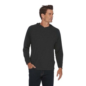 Grey Men <b>Thin</b> Winter Sweatshirts Men Streetwear Solid Jersey <b>Hoody</b> - Product Image 4