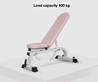 Banc de musculation professionnel réglable, chaise de fitness réglable, banc d'haltères réglable, équipement de fitness à domicile, chaise de fitness rose