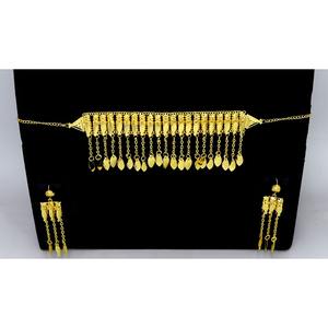 Martasha diseñador islámico Ramadán especial chapado en oro UAE joyería especial Dubai joyería collar pendiente conjunto Joyería Árabe - Product Image 1