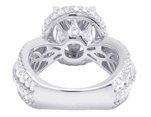 Anillo de compromiso de moissanita de plata de ley 925 de estilo único para mujer, banda de Boda nupcial, regalo de joyería fina - Product Image 5