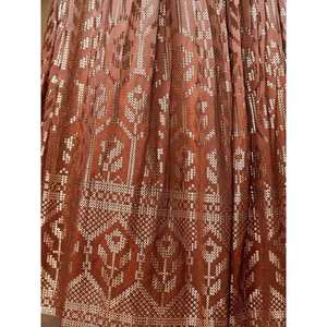 Increíble Lehenga Choli de Georgette con Lentejuelas Marrones para Bodas - Product Image 6