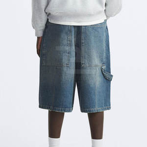 Offre Spéciale sur mesure Jeans Jorts léger respirant hommes Jeans Jorts pour adultes Logo personnalisé hommes Jeans Jorts - Product Image 2