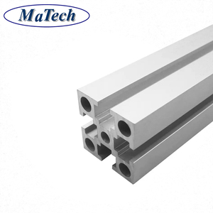 Profilé extrudé personnalisé 6061 6082 6063 <span class=keywords><strong>60x60</strong></span> Extrusion à rainure en T en aluminium à 3 fentes - Product Image 6