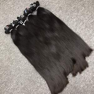 Cabello virgen 100% de alta calidad, liso Natural, gran Stock, venta al por mayor, cabello crudo vietnamita, trama de cabello humano teñido - Product Image 4