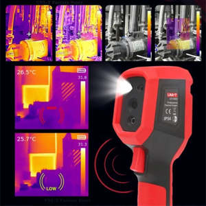 กล้องถ่ายภาพความร้อนอินฟราเรด UNI-T UTi160S ความละเอียด 160x120 ความไว 50C 7 โทนสี ซอฟต์แวร์เลเซอร์สำหรับพีซี Lexso 2C - Product Image 3