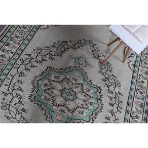 พรมตุรกีขนาดใหญ่ 5.8x8.7 ฟุต พรมลายปะติดสีน้ำตาลวินเทจ - Product Image 5