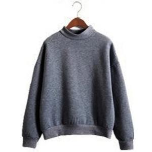 Nouveau design Sweatshirts surdimensionnés en coton pour femmes Vêtements décontractés Femme à la mode Sweatshirts pour femmes Sweatshirts solides pour femmes - Product Image 3